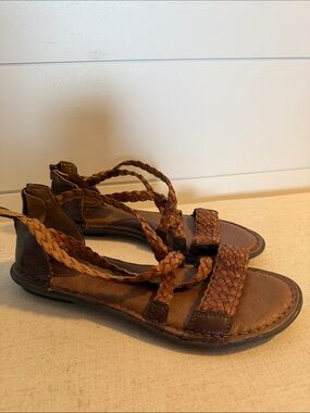 b.o.c. Braided straps brown Women's Sandals